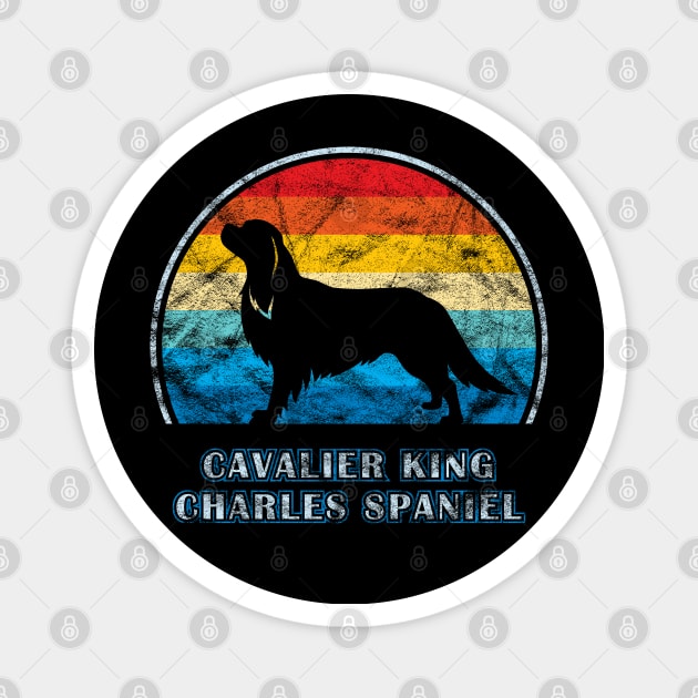 Cavalier King Charles Spaniel Vintage Design Dog Magnet by millersye